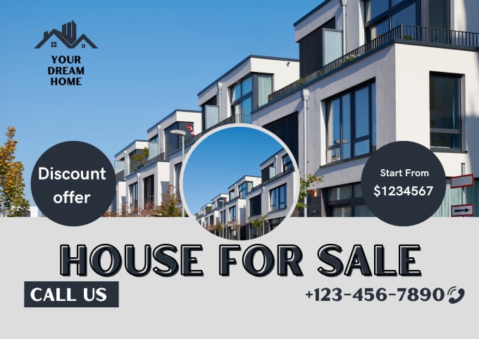 Create real estate flyer and party flyer design by Waseemshahid941 Fiverr