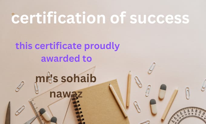 make award and degree certificates design,make CV