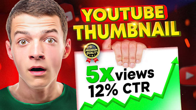 create attractive clickbait youtube thumbnails
