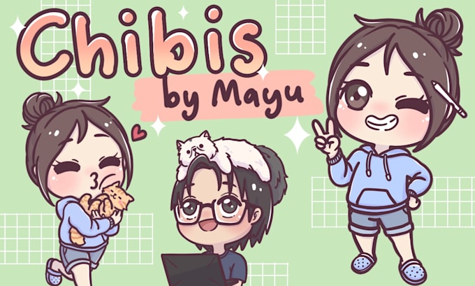 create cute chibi art