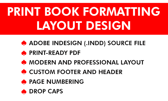 do book layout design for print, ebooks and I design creative book covers