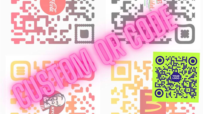 Create a qr code and barcode design with logo by Yashsingh1713 | Fiverr