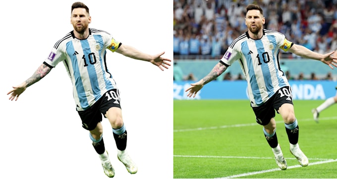 do really good image background removing and designing logo