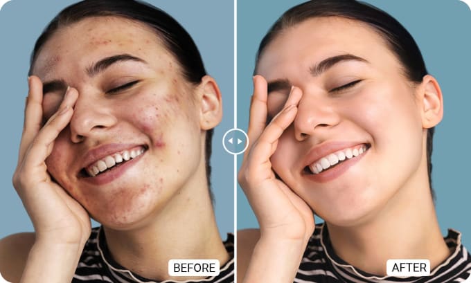 do premium skin retouching and image editing