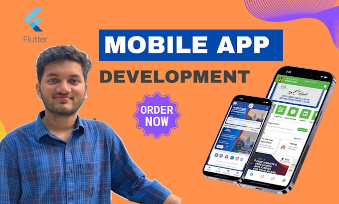 do mobile app development for ios and android with flutter