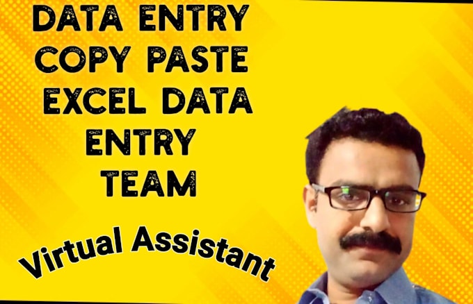Do copy paste typing, excel data entry typing work job, excel data ...