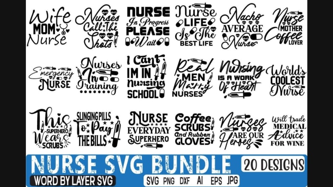 nurse svg printable files – Creativedesignmaker