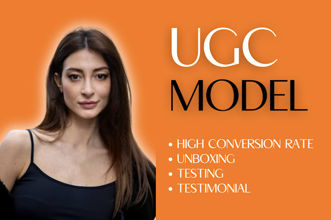 create ugc videos as your female model for your brand