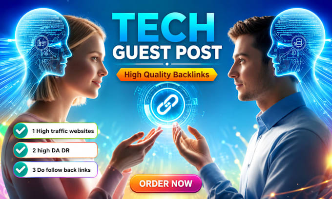 publish a technology guest posts with tech backlinks
