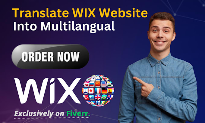 translate your wix website into multilingual in 24 hrs