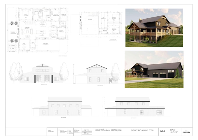 create 2d architectural blueprint for building permit