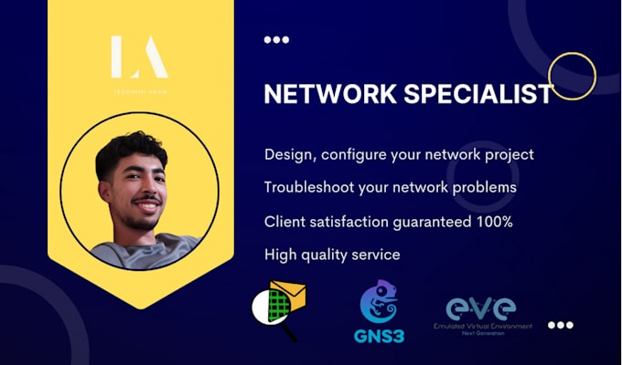 do networking projects with gns3