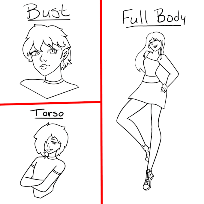 Draw your dream character by Lokisladdie1232 Fiverr