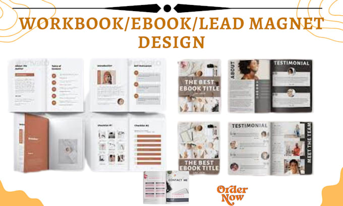 Workbook design, lead magnet, workbook, worksheet, journal, brochure, planner by Edward1write ...