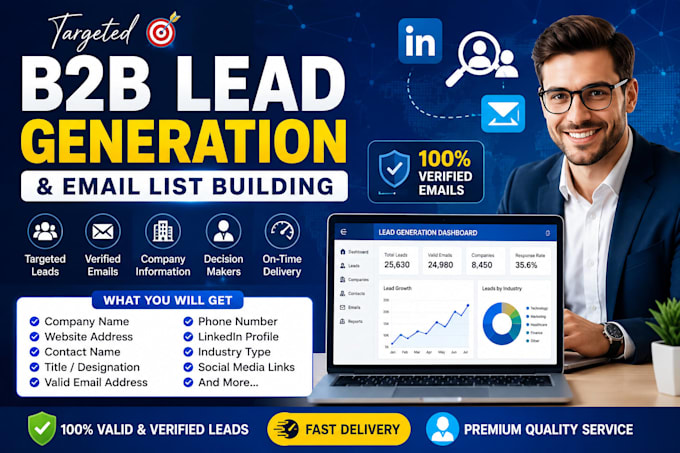 do targeted b2b lead generation and email list building