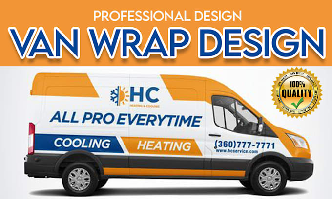unique design vehicle wrap, van wrap, car wrap, design
