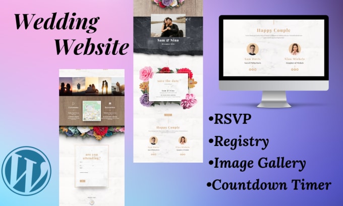 Custom store invitation websites