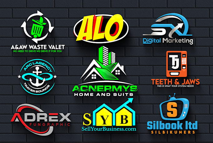 do emerging, creative and unique business logo design