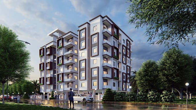 create realistic exterior and interior 3d design