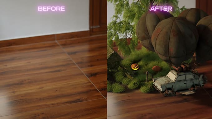 composite 3d model elements to your videos