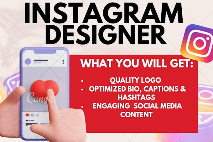create a custom instagram profile template