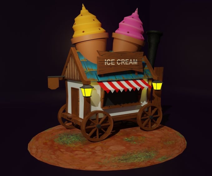 create 3d assets props and architecture models with texture