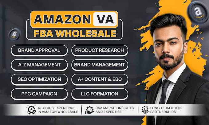 be amazon VA for llc, product ungated and listing management