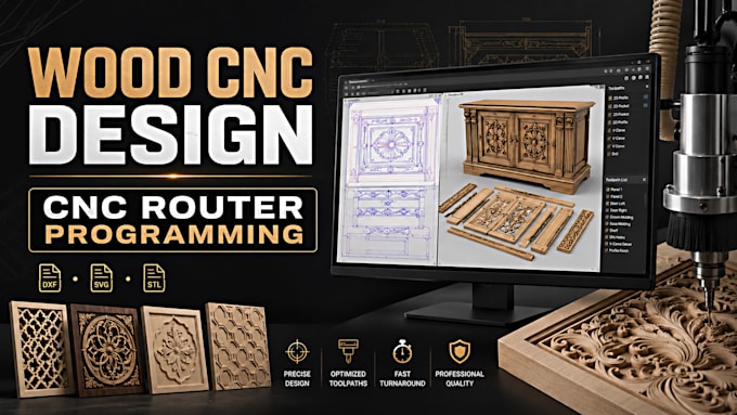 do woodworking cnc design and programming