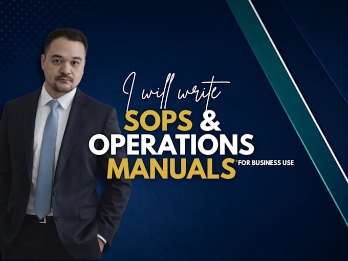 write professional sops and operations manuals for business