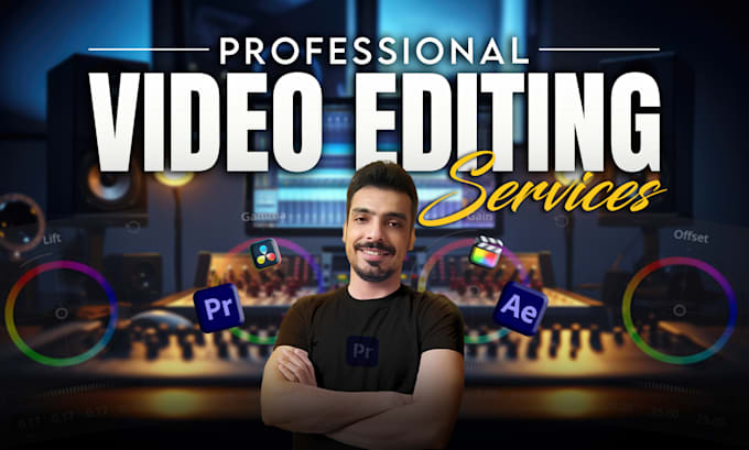 do professional video editing for youtube, short and long form video edit
