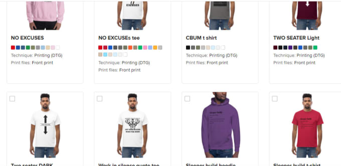 Cheap discount custom clothing