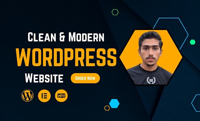 design modern wordpress website, elementor, woocommerce, SEO ready