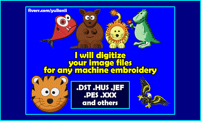 digitize your image files for any machine embroidery