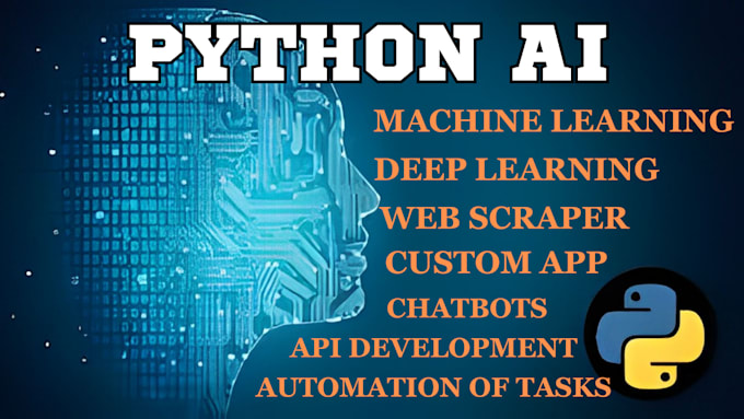 Develop a standard custom ai bots using python code, python chatbots ...