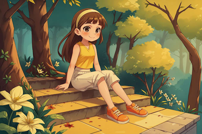 generate kids book illustration using ai stable diffusion and photoshop