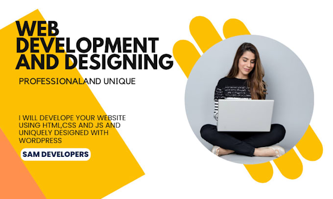 Develop website using html,css,js and design wordpress website by ...
