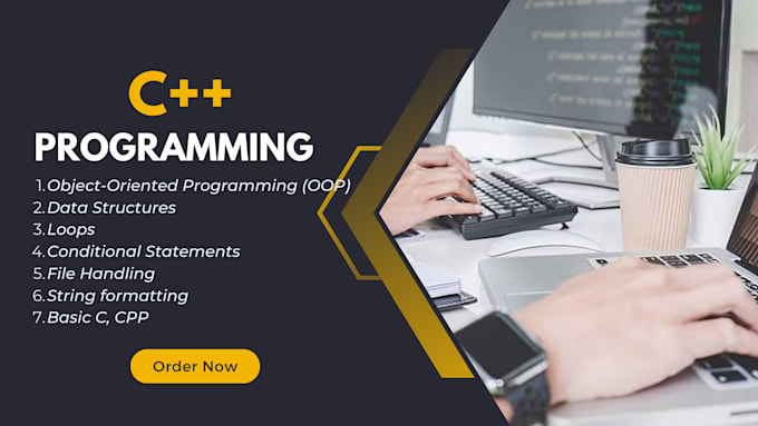 Do simple and efficient cpp programming by Raimach569 | Fiverr