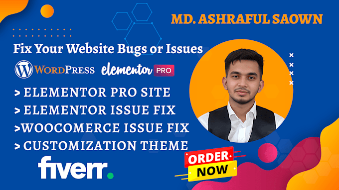 create elementor pro wordpress site and fixing your site bug