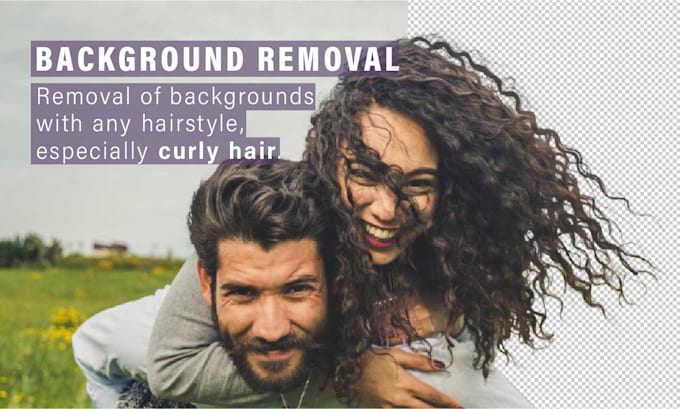 remove backgrounds with hair, especially curly hair