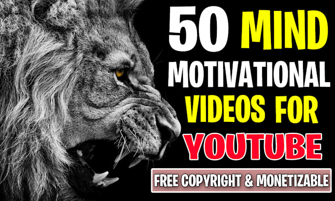 create unique motivational shorts videos for youtube