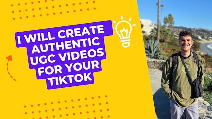Create authentic ugc videos for your tiktok by Angelougc | Fiverr
