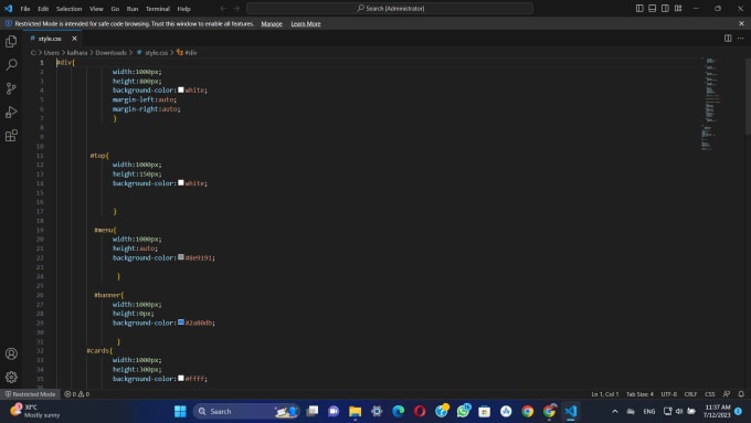 Creat a html and css code by Kalharasupun | Fiverr image.