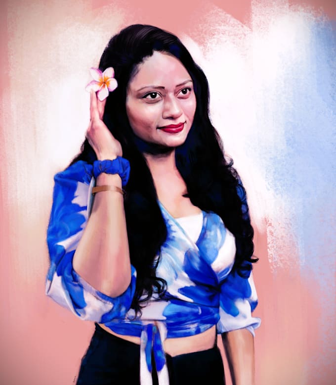 Paint your portrait using by Thimagroup Fiverr
