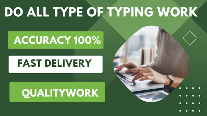 Do fast typing, retype scanned documents, edit ms word, copy paste work ...