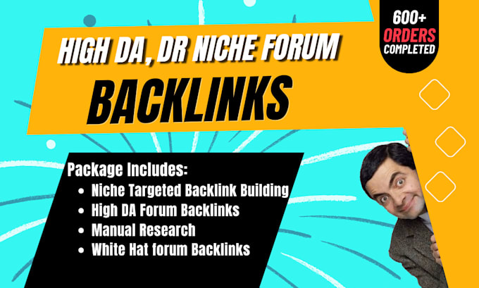 create niche forum backlinks high da authority link building