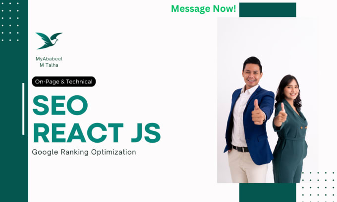 rank up react js with SEO optimization