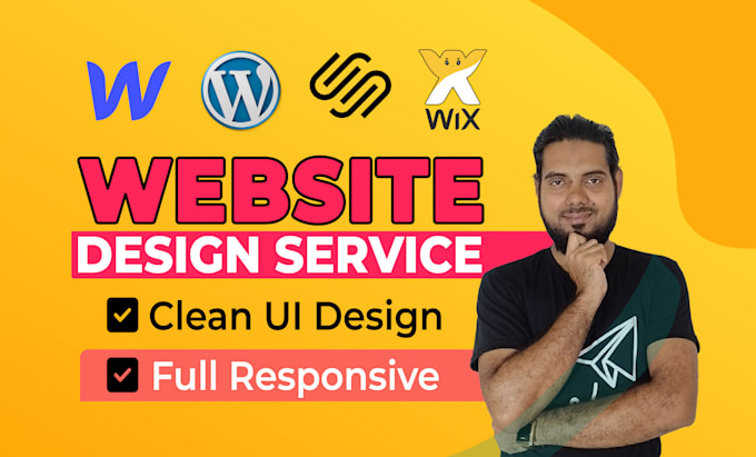 do wordpress, squarespace, wix, webflow website design