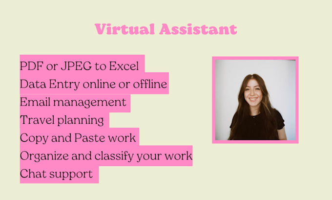 Be your virtual assistant for data entry and translations by ...