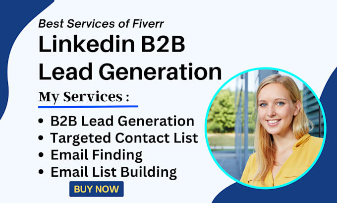Do linkedin lead generation b2b email list building and email finder by ...