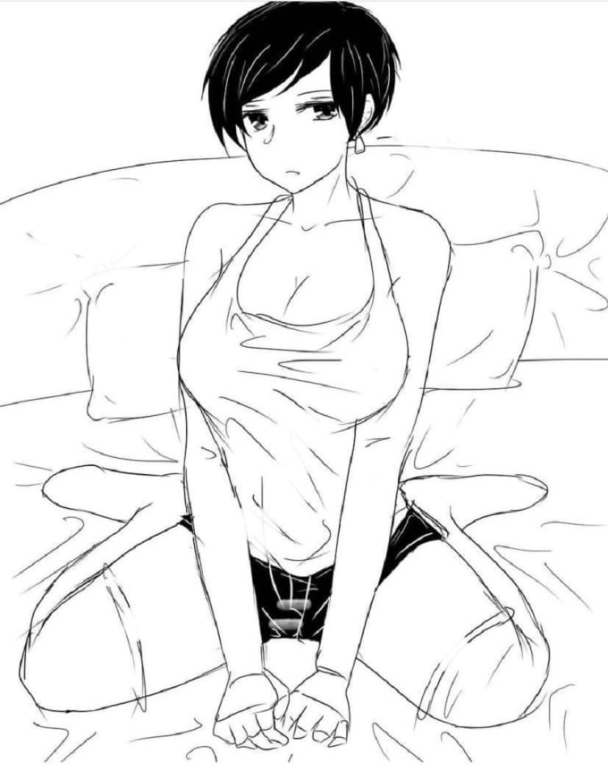Illustration anime furry comic nsfw manga drawing cartoon, nsfw fanart
